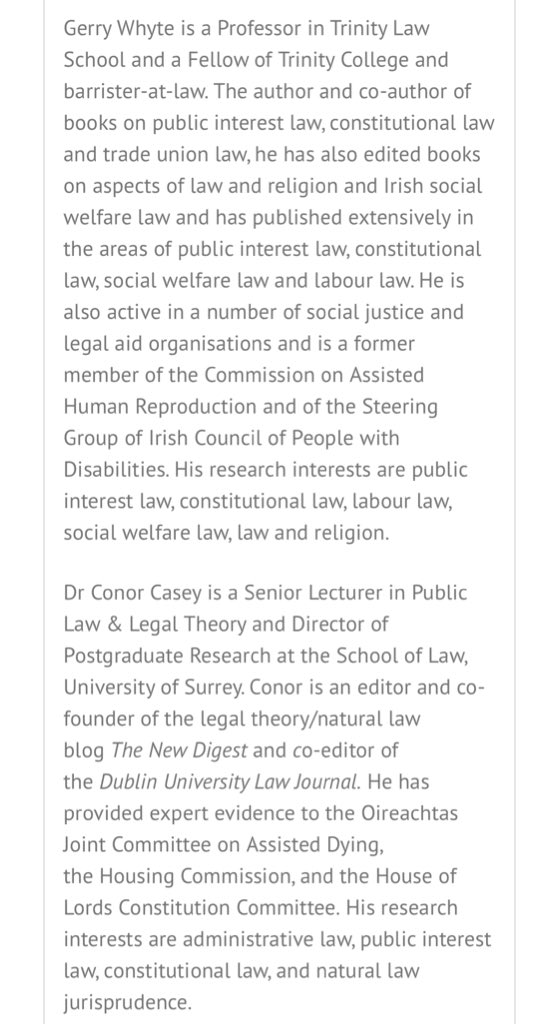 Very happy to say that Prof Gerry Whyte and I are nearly finished the 3rd ed. of Social Inclusion and the Law. Lovely to see the draft cover. 

Musings on natural law, the Irish constitution, catholic social teaching, communitarianism coming your way this New Year!