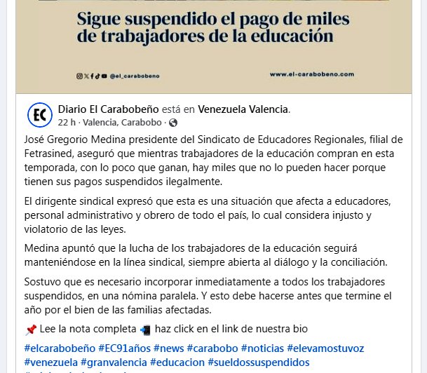 SERVICIO PUBLICO
<a href="/NicolasMaduro/">Nicolás Maduro</a> @MPPEDUCACION <a href="/dcabellor/">Diosdado Cabello R</a>