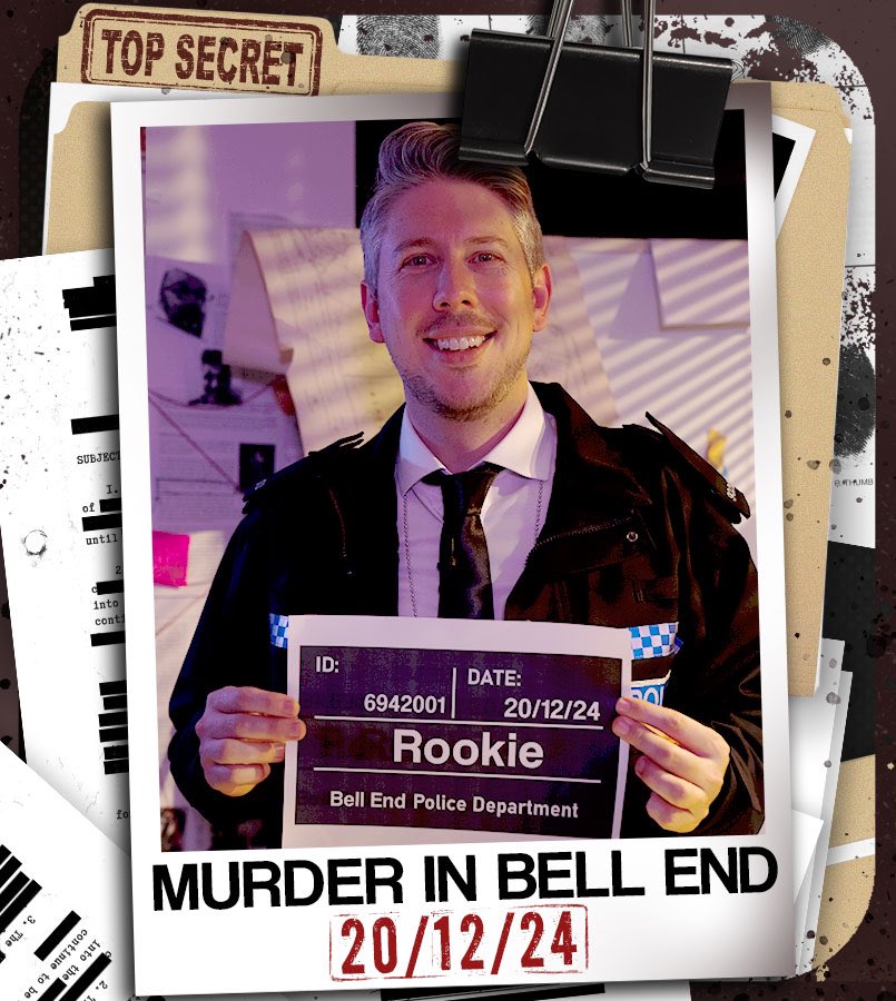 Rossperu's tweet photo. I’ve got no idea what’s going on but there’s been a Murder in Bell End!! 😱

Watch it all unfold this Friday on the @yogscast YouTube channel! https://t.co/qbdkqRfFwd