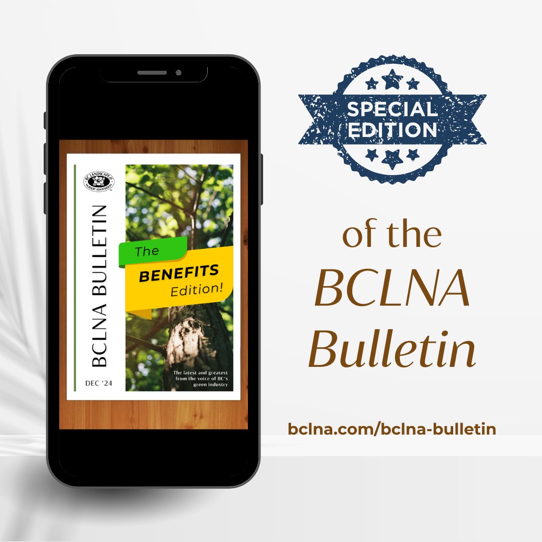 As an early holiday gift, we're giving you an EXTRA SPECIAL edition of the BCLNA Bulletin!

READ TODAY at publications.bclna.com/view/130218390/