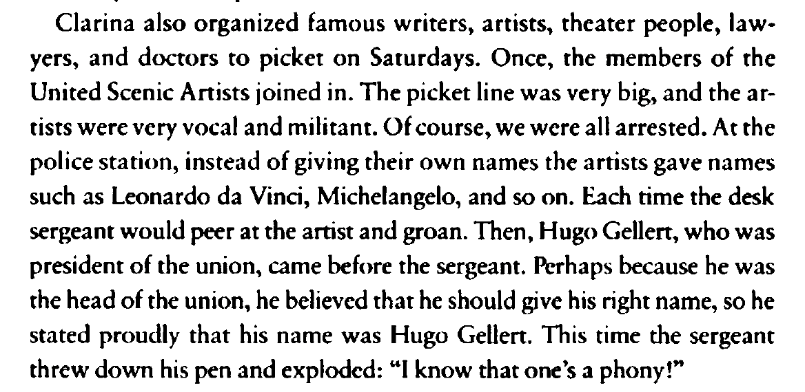 Arrested United Scenic Artists members during the NYC Department Store Strikes of 1937, Harry Fisher