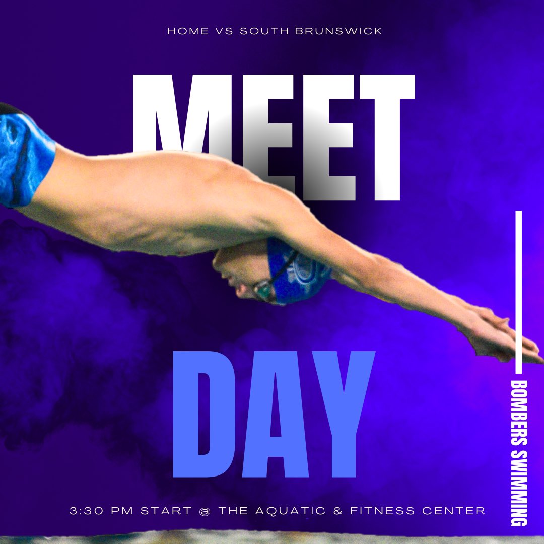 SWMHSSwim's tweet photo. Meet Day! Home vs South Brunswick!
@Sayrevillek12 @SWMHSAthletics @SWMHSbombers https://t.co/SArjBvN4m9