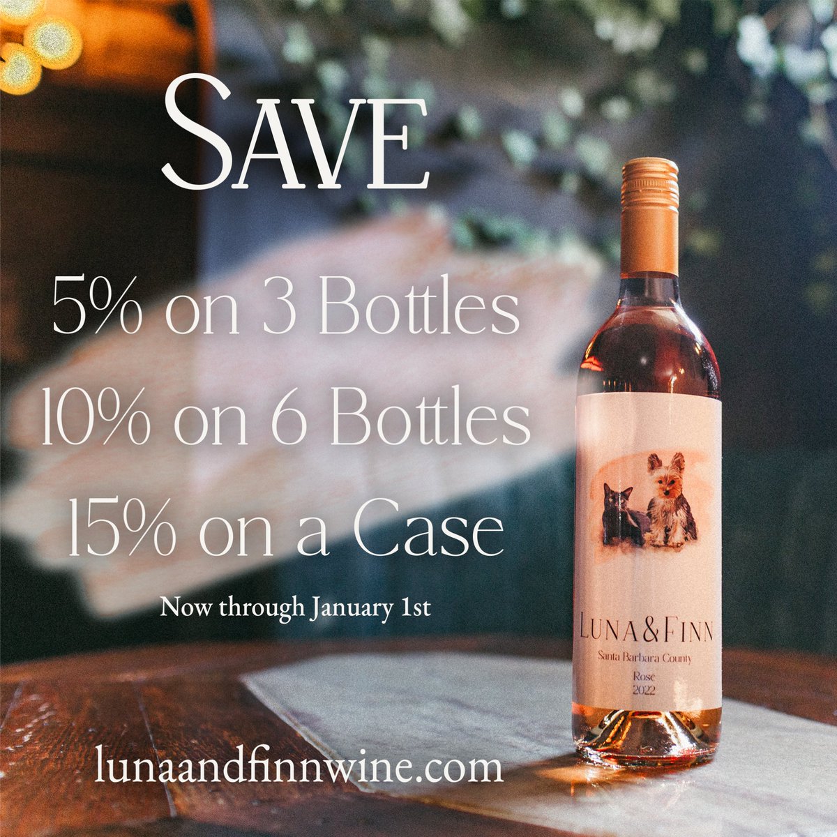 Whether you’re gathering for the holiday season with family or celebrating the new year, <a href="/lunaandfinnwine/">Luna & Finn Wine</a> is perfect for any occasion 🍷✨ Order your bottles today. lunaandfinnwine.com