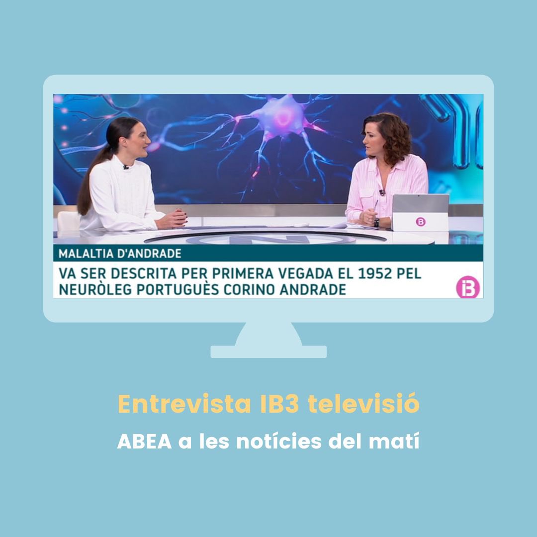 Asociación Balear de la Enfermedad de Andrade (@andradebaleares) on Twitter photo 🎤Hem sortit a <a href="/IB3noticies/">IB3 Notícies</a> del matí per donar a conèixer que és la malaltia d’Andrade, com es diagnostica i com es tracta. A més, també es parla de recursos, d'incidència i d'esperança gràcies als nous tractaments i els que estan per arribar.
👀 youtu.be/XPLqJCHTDWI?si… 🎤Hem sortit a <a href="/IB3noticies/">IB3 Notícies</a> del matí per donar a conèixer que és la malaltia d’Andrade, com es diagnostica i com es tracta. A més, també es parla de recursos, d'incidència i d'esperança gràcies als nous tractaments i els que estan per arribar.
👀 youtu.be/XPLqJCHTDWI?si…