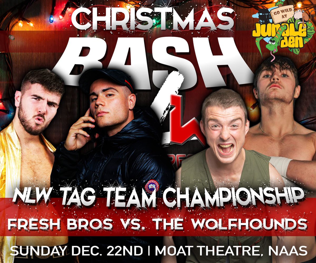 🎁TAG TEAM TITLE MATCH THIS SUNDAY 🎁

Sold out !!!!!!!!