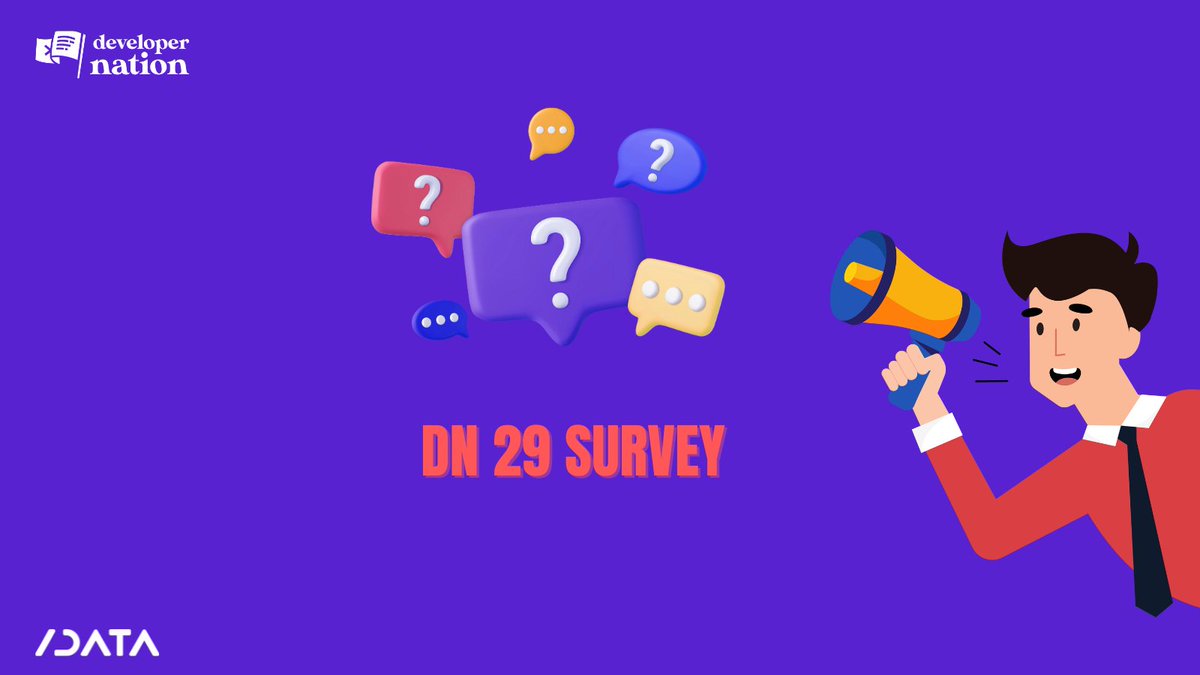 devnationworld's tweet image. 📢 Your voice can make a difference! By taking the New Developer Nation Survey, you're actively supporting incredible causes: #Powercoders #WiTCommunity #CancerResearch Take the survey today and be part of the change! 🌟survey.developernation.net/name/dn29/bran…