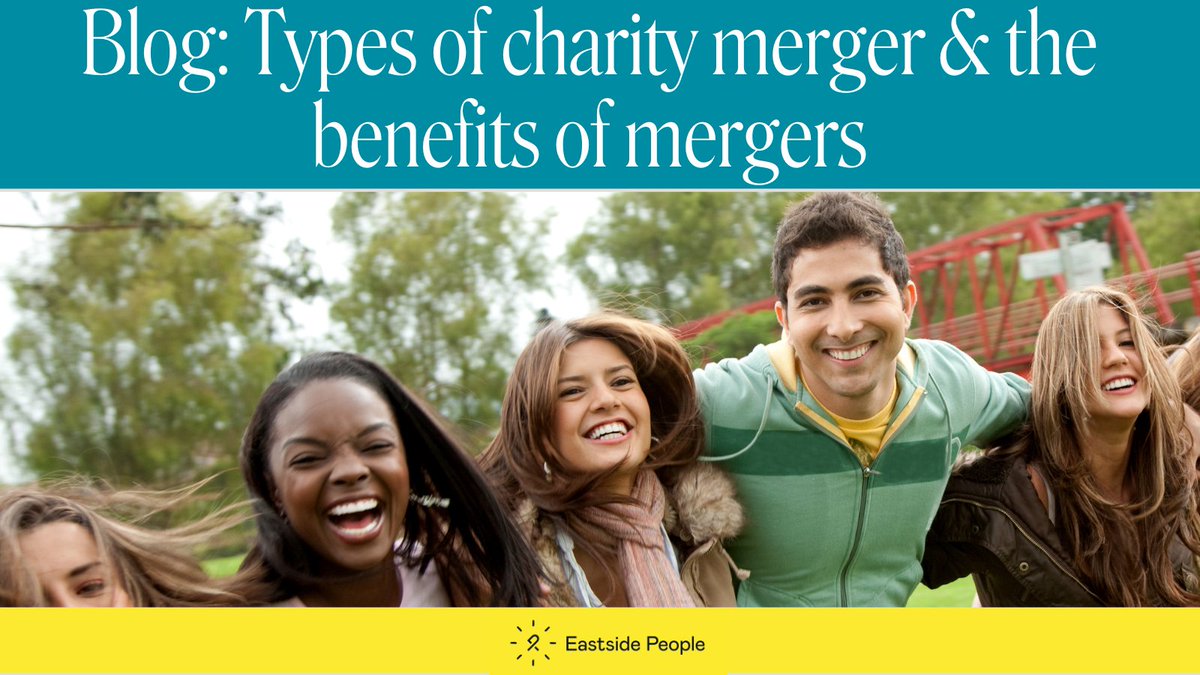 Eastside People (@eastside_people) on Twitter photo Want to learn more about charity mergers? Read the excerpt from our Dec 24 round table for charity CEOs & leaders covering types of merger, merger benefits, the process, merger challenges & successes. eastsidepeople.org/insight/types-β¦
Thanks <a href="/family_action/">Family Action</a> & <a href="/avenuesgroup/">Avenues Group</a>.
#charitymerger Want to learn more about charity mergers? Read the excerpt from our Dec 24 round table for charity CEOs & leaders covering types of merger, merger benefits, the process, merger challenges & successes. eastsidepeople.org/insight/types-β¦
Thanks <a href="/family_action/">Family Action</a> & <a href="/avenuesgroup/">Avenues Group</a>.
#charitymerger