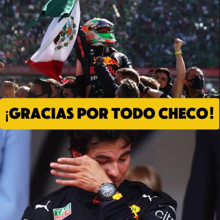 Is8Moron's tweet photo. #LoUltimo. #RedBull confirma la salida de #checoperez. Ambos llegaron a un acuerdo y el piloto latinoamericano se despidió de la escudería campeona. Una mala temporada para el mexicano. https://t.co/Nd1TGA2N11