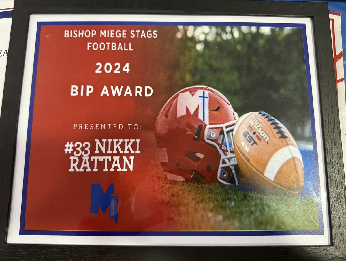 Manu Rattan (@manurattan72) on Twitter photo So proud of <a href="/_nrattan5/">Nikki Rattan</a>. His senior season stats as a LB were impressive:
Games played - 13
Total tackles- 111
Solo- 80
TFL- 12
T/G- 8.5
Sacks- 1
Interceptions- 2 
He was awarded the illustrious BIP award which will put his name with other great football players to come out of So proud of <a href="/_nrattan5/">Nikki Rattan</a>. His senior season stats as a LB were impressive:
Games played - 13
Total tackles- 111
Solo- 80
TFL- 12
T/G- 8.5
Sacks- 1
Interceptions- 2 
He was awarded the illustrious BIP award which will put his name with other great football players to come out of