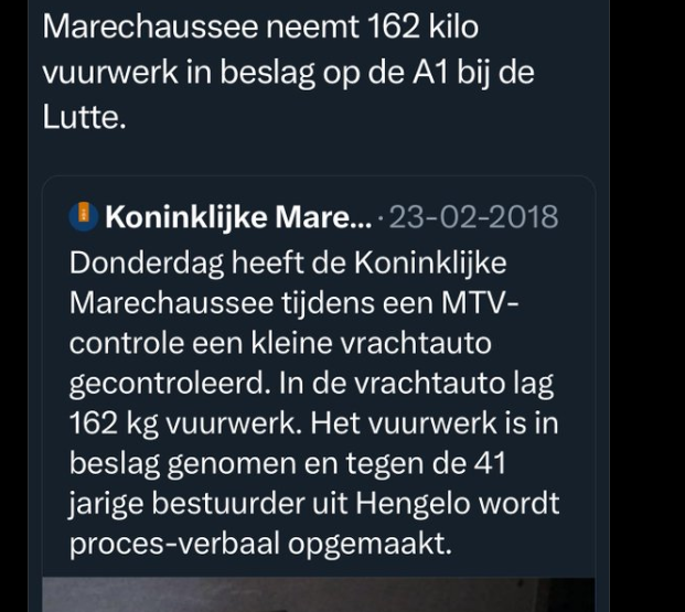 Die grenscontroles - voor zolang ze duren - zijn toch nog ergens goed voor. Behalve voor PVv stemmers! De ironie.