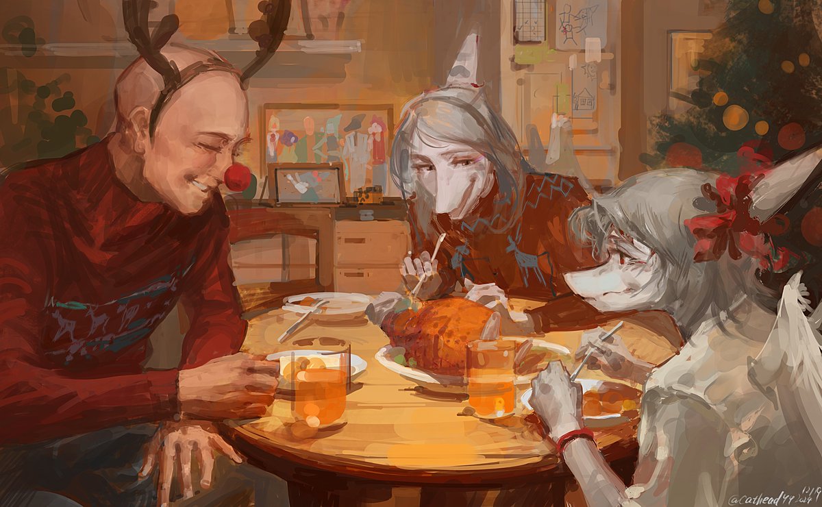 christmas dinner!
comm for @arthursexum
#Snootgame #Snootgameart