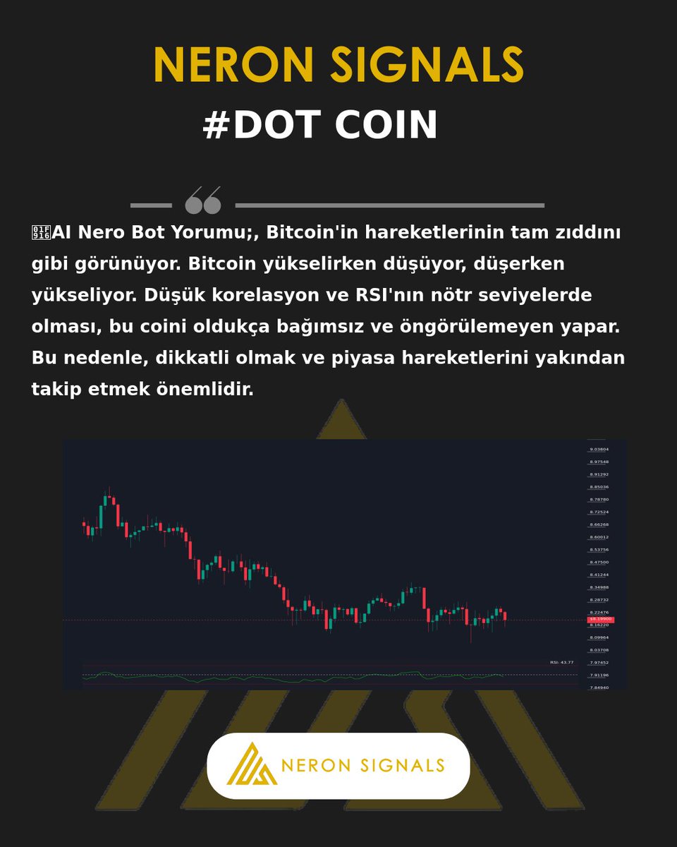 NeronSignals's tweet photo. #DOT Grafigi ve AI Nero Bot yorumu.
Tum hizmetlerimiz: https://t.co/0ylsAi71hM
#DOT #DOTCHART #CHART #NeronSignals #crypto #Binance #AICrypto #kripto #analiz https://t.co/IFMX7XeD7a