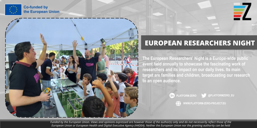 ☀️Platform-ZERO hosted a workshop at the European Researchers' Night! This workshop aimed to reach families and children and teach them about our research!

Read more👇 platform-zero-project.eu/2024/12/18/pla…

<a href="/EU_Commission/">European Commission</a> - <a href="/EU_HaDEA/">HaDEA</a> - <a href="/EFFRA_Live/">EFFRA</a>