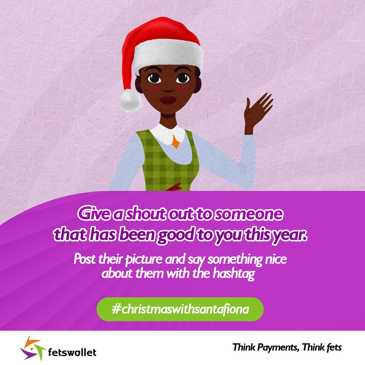 fetswallet's tweet photo. Do you have that one friend, family member or mentor? Don’t forget to tag @fetswallet and use the hashtags on your post.
#christmaswithsantafiona #fetswallet #thinkpaymentsthinkfets #santafiona https://t.co/Pru1rSiZjk
