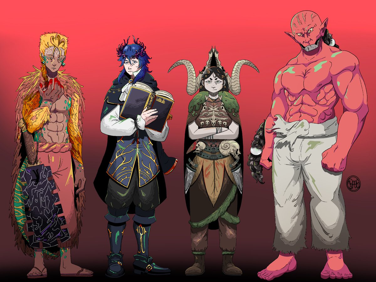 capuccino_mr's tweet image. Party commission #art #digitalart #fantasyart