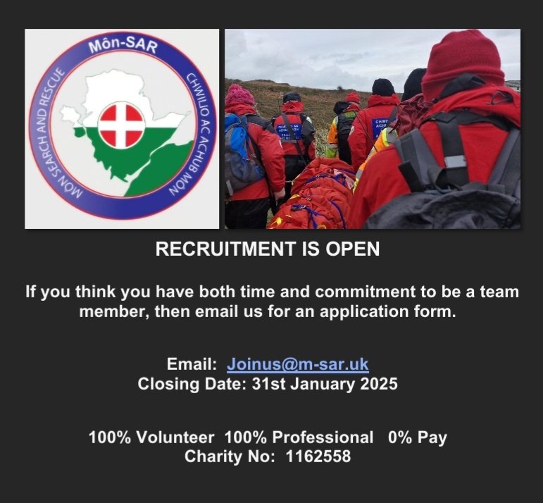 Môn Search and Rescue 🏴󠁧󠁢󠁷󠁬󠁳󠁿 tweet media
