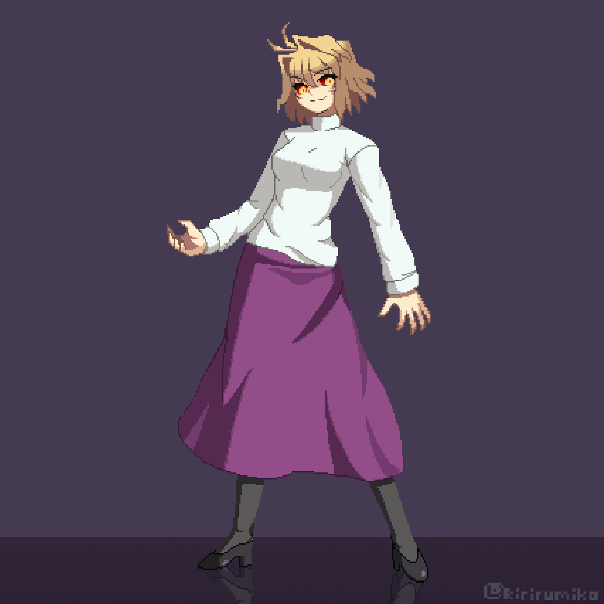 Red Arcueid - MBAACC In MELTY BLOOD: TYPE LUMINA style. #メルティ