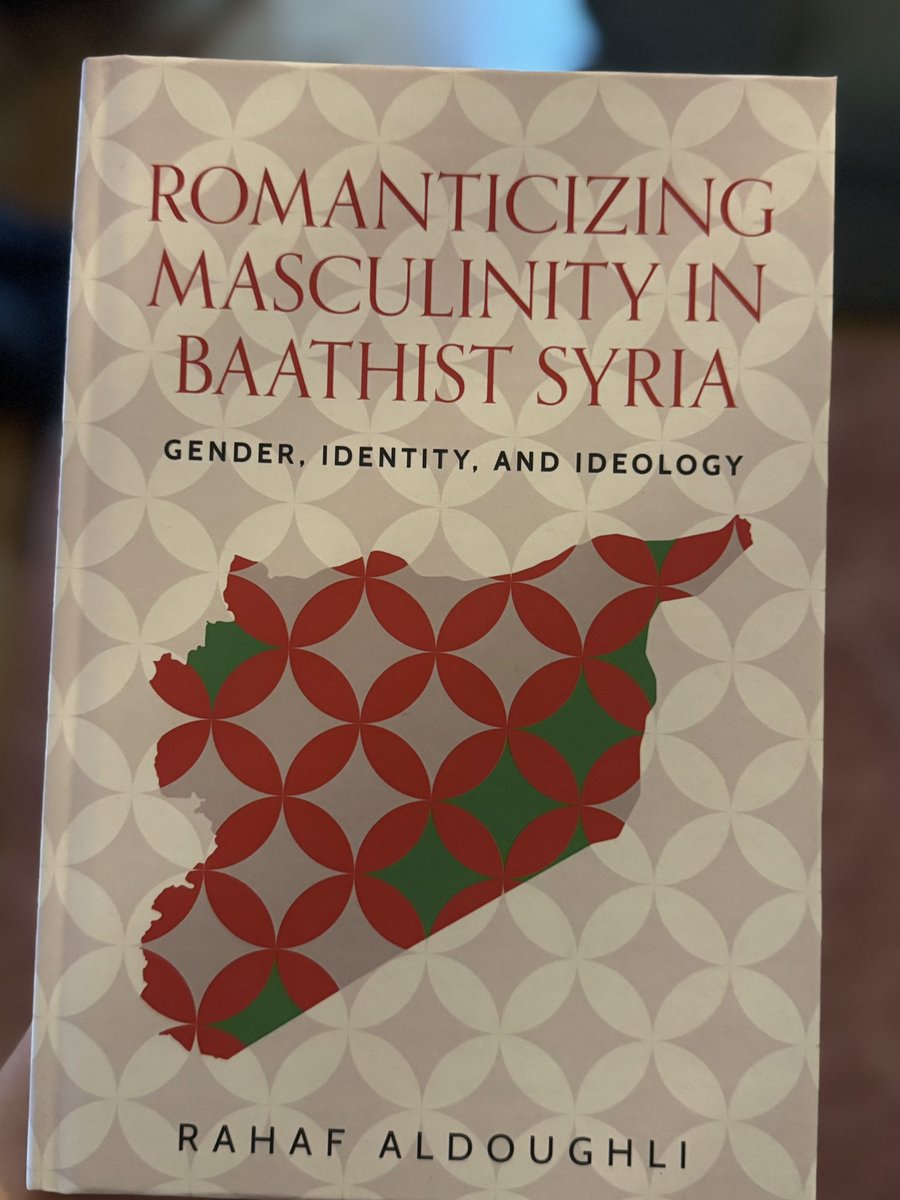 r_aldoughli's tweet image. While I couldn’t celebrate holding my book in person amid the fall of the #Assad regime, I’m proud to share the culmination of 10 years of research:
📖 Romanticizing Masculinity in Baathist Syria: Identity, Gender, and Belonging
This is the first book on masculinity in Syria,…