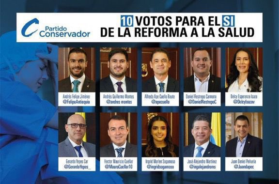 50 MILLONES CONDENADOS❓
Un sujeto enfermo nos quiere condenar a muerte.

Unos pocos sujetos (congresistas) ambiciosos  y traidores del pueblo,quieren aprobar esa condena.

No nos dejemos "matar"

Toda Colombia 🇨🇴 contra esos "Genocidas"
#NoALaReformaALaSalud