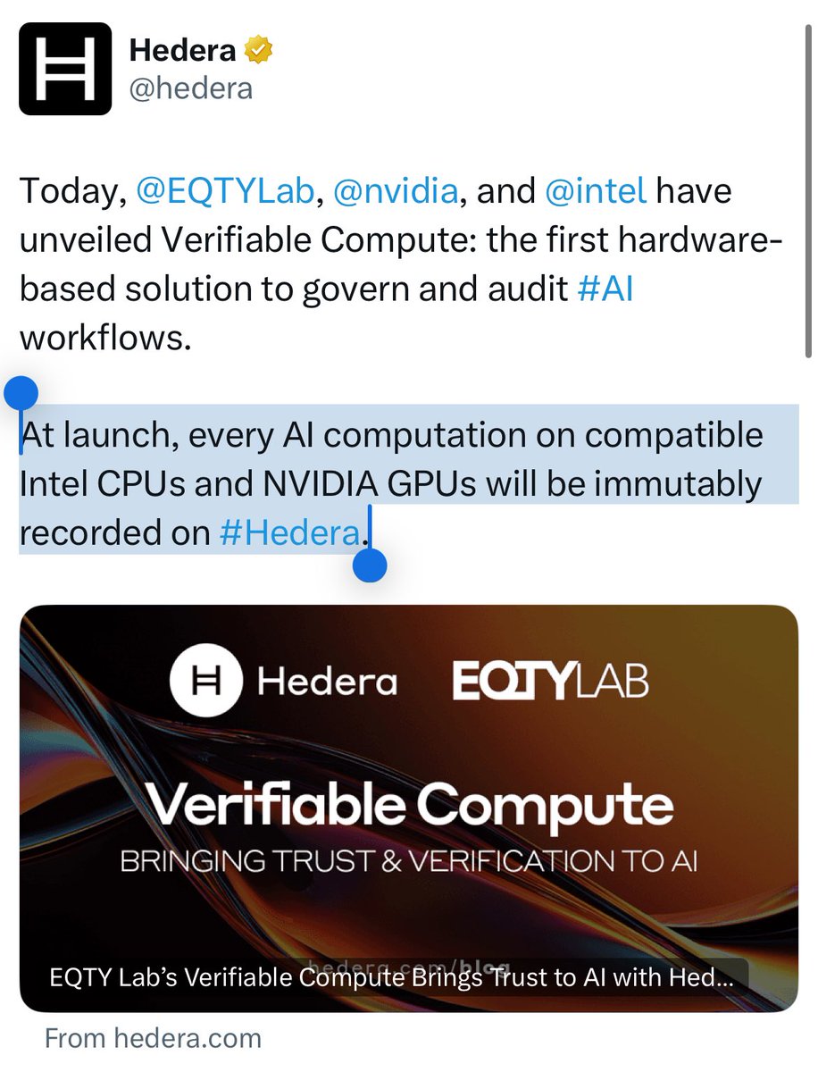 just updated my price targets for $hbar … this is massive