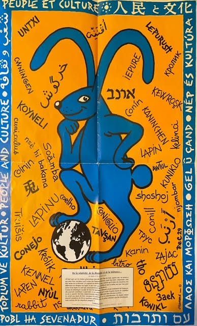 Following our #picturebook #translations series, here's a poster full of the Lapin word in various #languages! As Umberto ECO says, we must introduce children to diverse #languages early to help them understand the concept of #diversity. 🐰  #tolerance #respect
#earlychildhood