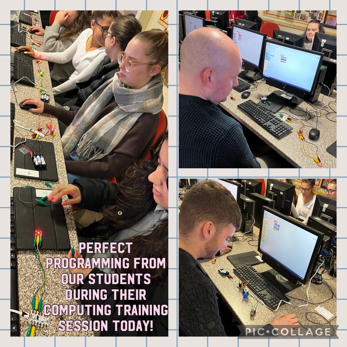 Computing training for the <a href="/CTeesSchools/">Campus Tees Schools Alliance</a> students here today #BrightProudSuccessful