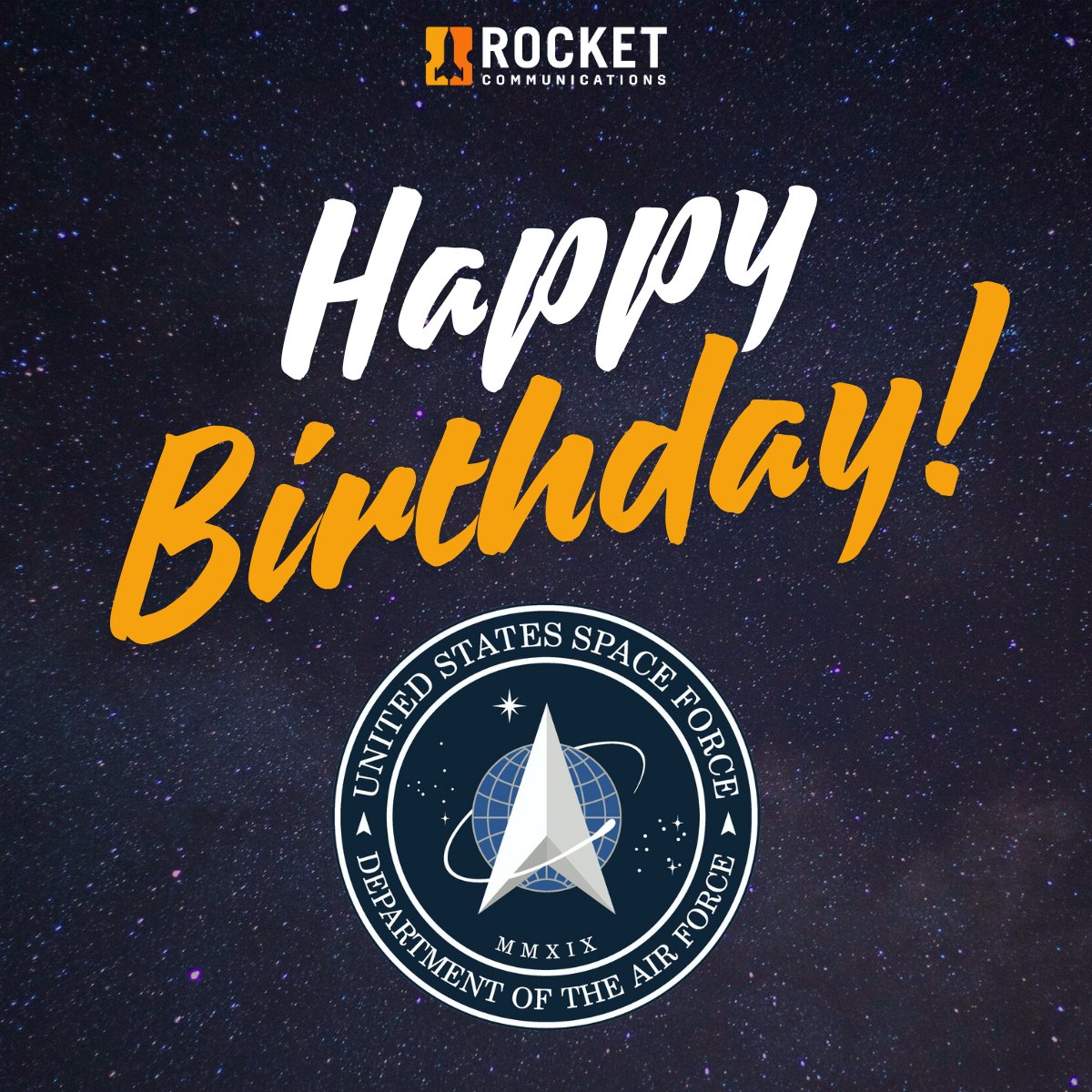 RocketUXDesign's tweet image. 🎉 🚀 Happy 5th Birthday to the @SpaceForceDoD! 🚀🎉

Rocket Communications is proud to help support your mission: protecting our country and keeping space secure. Here&apos;s to many more years of excellence and innovation! 🌌 🛰️

#SpaceForce #SemperSupra #USSF5