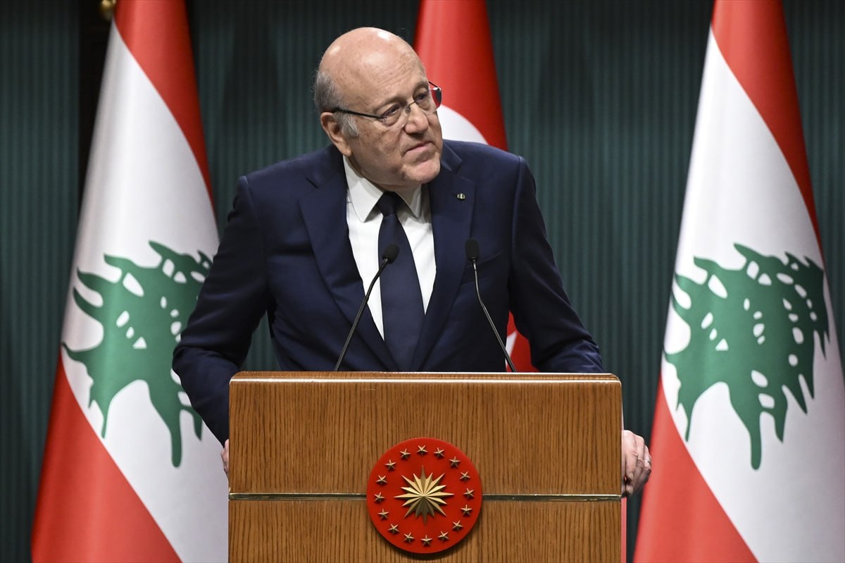 clashreport's tweet photo. Lebanese Prime Minister Mikati:

We have realized that we must first trust in Allah, and then in Türkiye. https://t.co/strP42uNZY