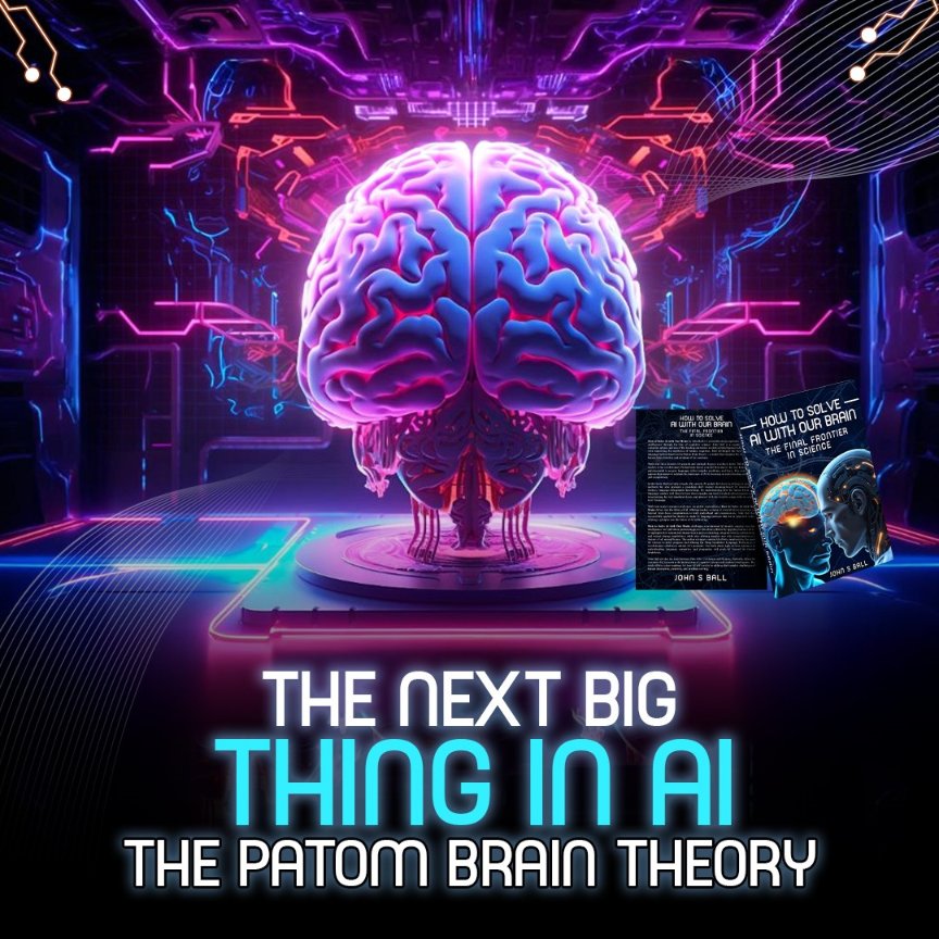 BethCarey12's tweet photo. AI is about to change forever, and the Patom Brain Theory is leading the way. Learn what this breakthrough means for the future of technology.
Stay ahead of the curve—get your copy of How to Solve AI with Our Brain now: https://t.co/xTbRaybBwU
#HowToSolveAIWithOurBrain #JohnBall #ArtificialIntelligence #AI #MachineLearning #CognitiveScience #BookLovers #NewBookRelease #ScienceBooks #TechnologyBooks #AICognitiveScience #BrainInspiredAI #CognitiveArchitectures #NeuralNetworksForAI #AIBookClub #CognitiveScienceBooks #AIBookRecommendations