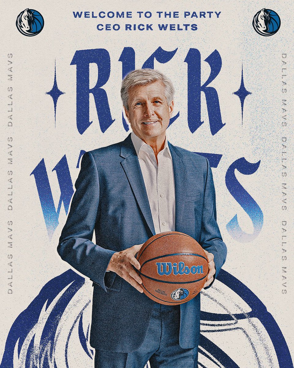 dallasmavs's tweet photo. We are excited to welcome our new Mavericks Chief Executive Officer, Rick Welts!
 
#MFFL https://t.co/7Z7unDIydx