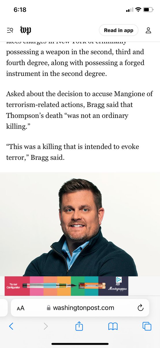 Evoke terror in whom though, you know? Not condoning, etc, etc….but I ain’t scared of Luigi