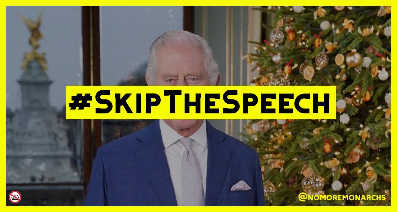 nomoremonarchs's tweet image. Want to abolish the monarchy? 
Don&apos;t watch royal propaganda. 
#SkipTheSpeech