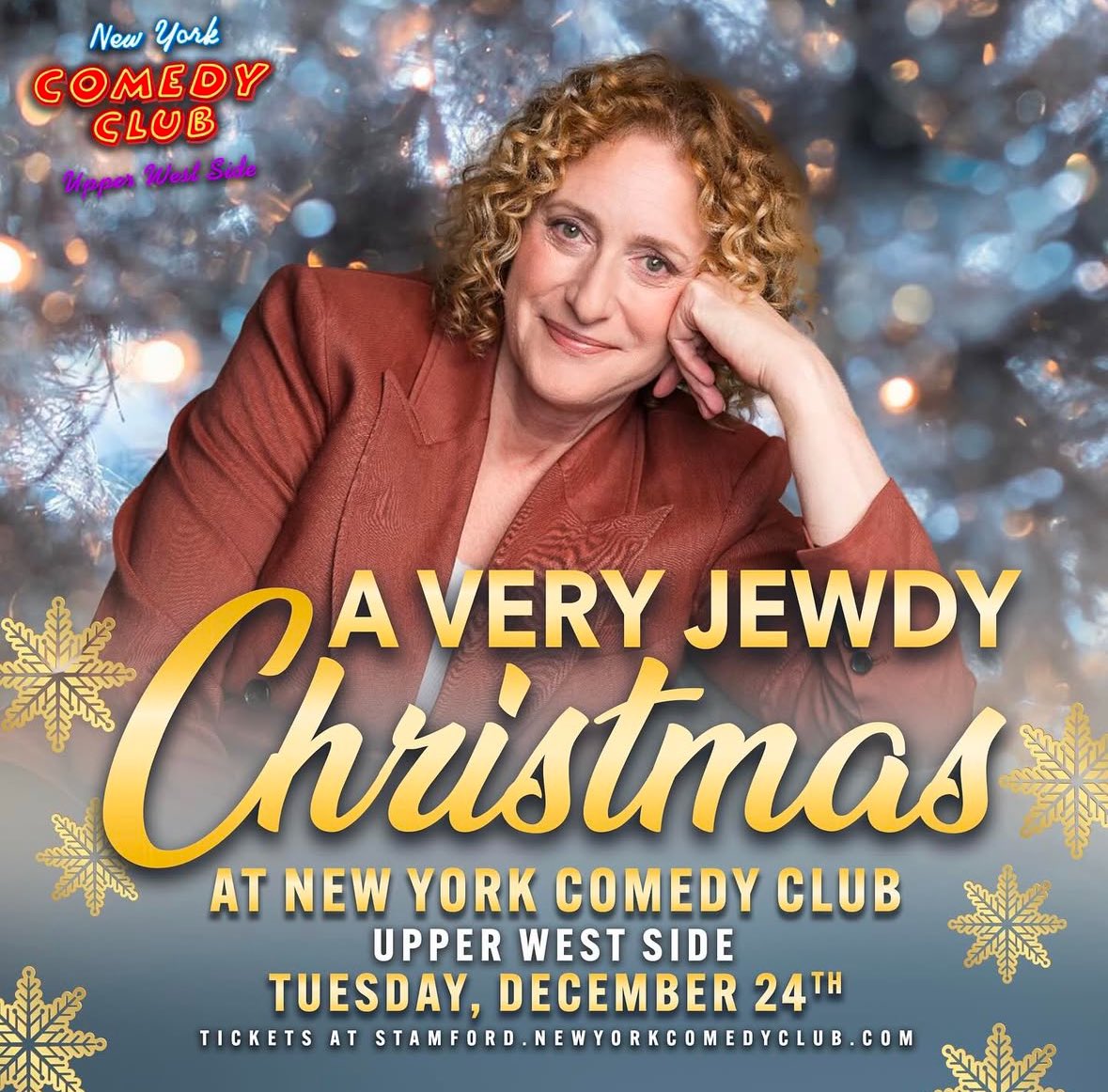 HaleyDercher's tweet photo. After you finish your Chinese food, come celebrate a very Jewdy Christmas with me. Tickets at the link in my bio. #comedy #standup #standupcomedy https://t.co/Z3KNEPkYSj
