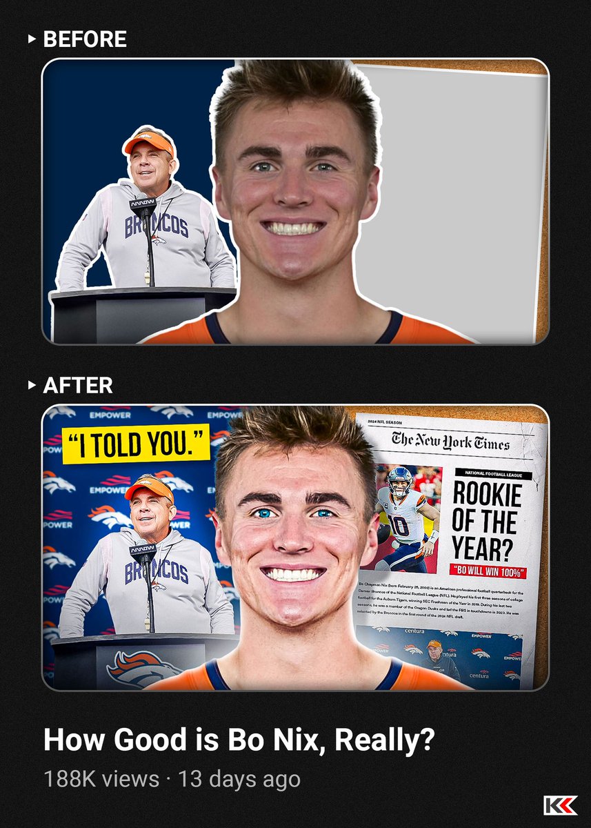 Before: Struggling with editing?

After: Watch the transformation with MBP_PRODUCTION!
#ThumbnailDesign
#GraphicDesign
#YouTubeThumbnails
#CreativeDesign
#ContentCreators
#DesignInspiration
#MBP_PRODUCTION
#twitter 
#x 
#tweets 
#2025
#news #rookie
#baseball