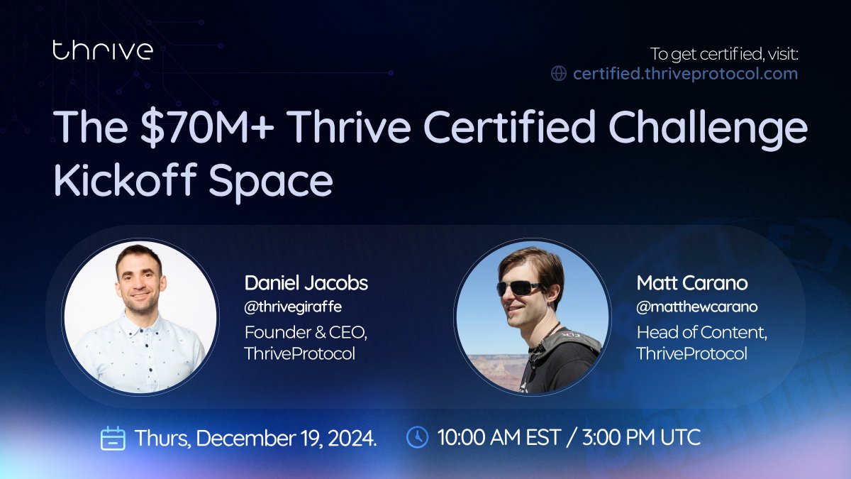 Thrive Protocol tweet media