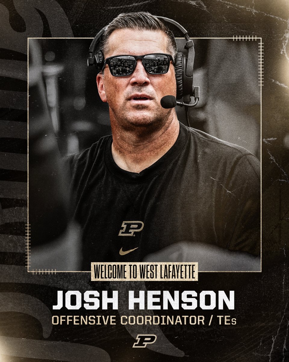 OC secured ☑

<a href="/Coach_Henson/">Josh Henson</a> is the new leader of the Purdue offense!

#BoilerUp