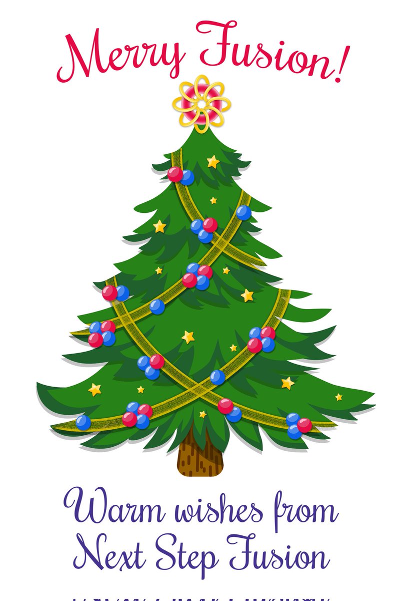Merry #Fusion and Happy New Year! #FusionEnergy