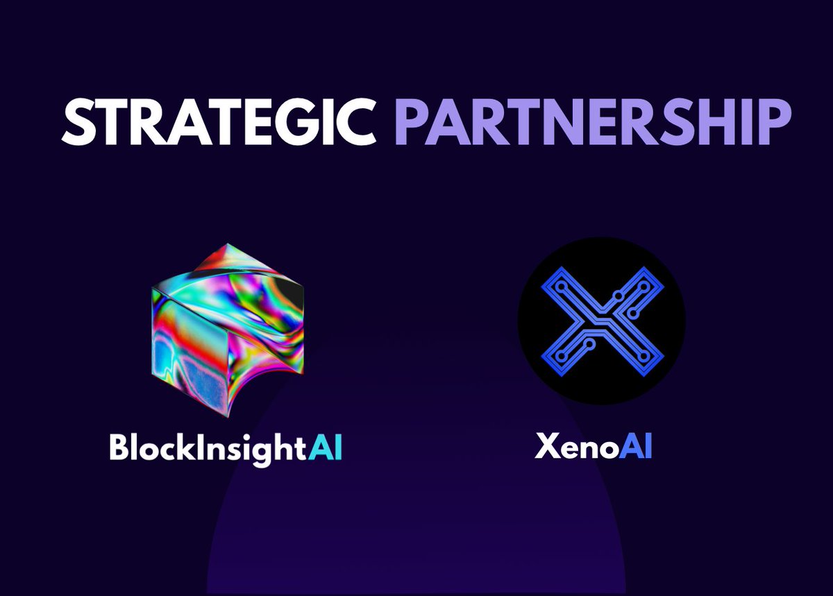 BlockInsightAI ( $BIAI) 🤝 <a href="/AI_Xeno/">XenoAI</a> 

Strategic Partnership Announcement

We are excited to announce our new partnership with XenoAI, a decentralized platform that redefines access to GPU and AI resources while empowering users to engage with and benefit from AI innovations.