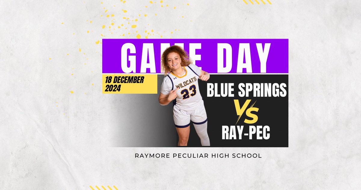 Game Day!! 

🏀 GAME DAY!! 
🆚 Ray-peculiar 
📍 Ray-Peculiar High School   
⏱️ 5:30/7:00 PM

It’s A Great Day To Be A Wildcat!!