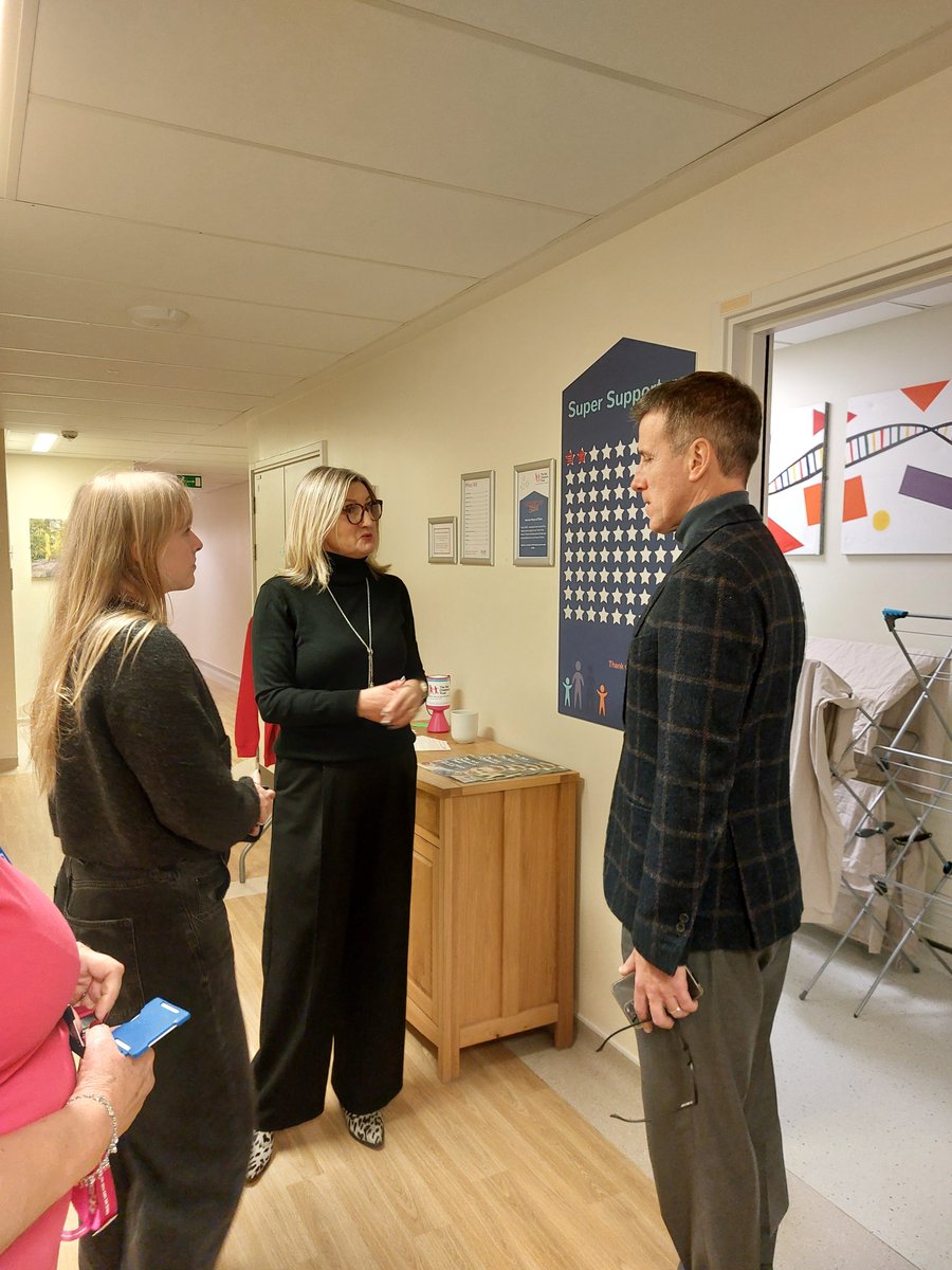 TheSCT's tweet photo. Last week we welcomed our wonderful ambassador @TheAntonDuBeke at Acorn &amp; Chestnut Houses. 

Anton spent the day talking to families we're supporting while their children are seriously ill at Addenbrooke's &amp; The Rosie Hospitals, &amp; even surprised the nurses on the PICU! https://t.co/nPOQyUAYB2