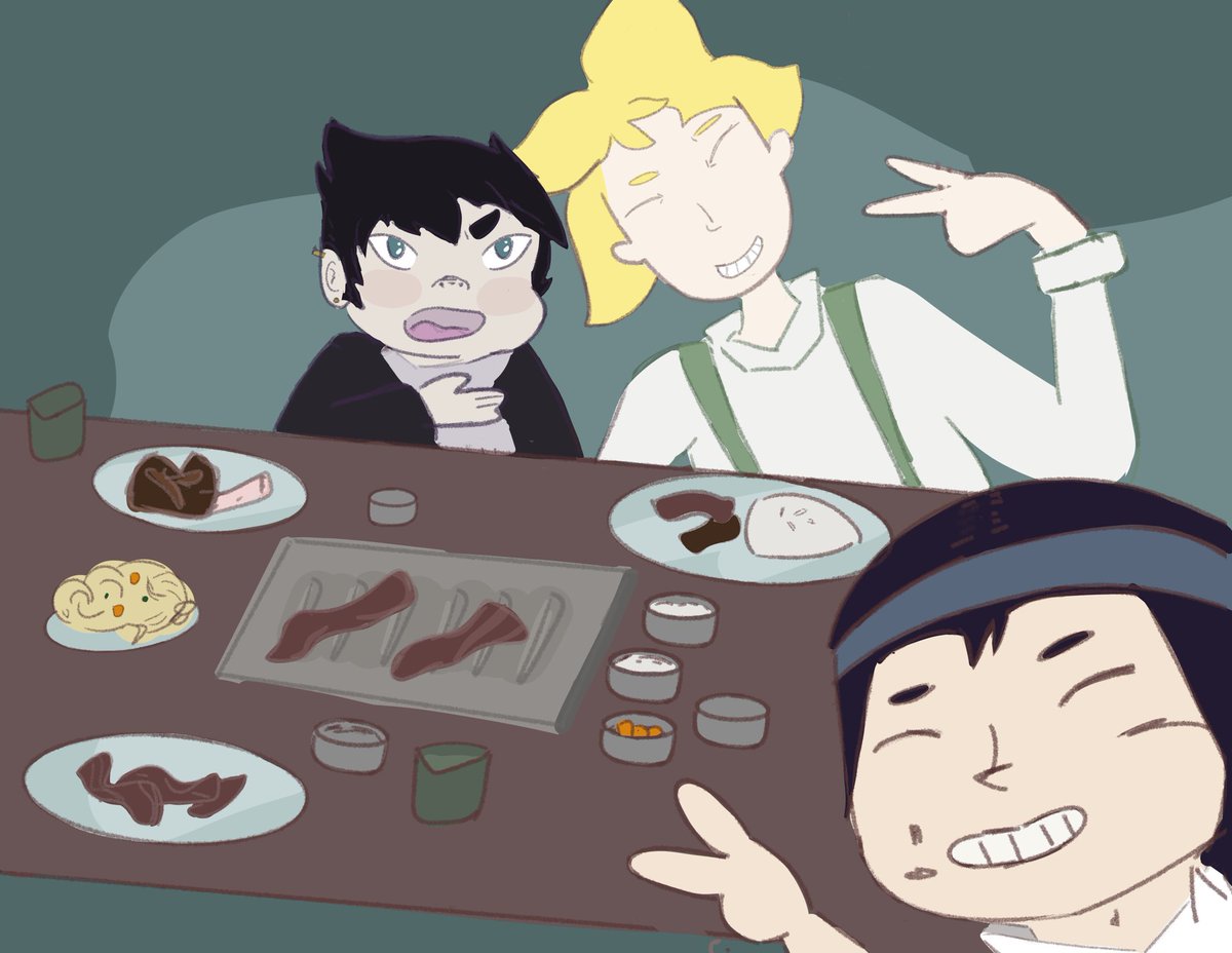 ThePotatojazz's tweet photo. So incredibly happy for this series and all the joy of friendship it has brought me. Happy #MuhyoRoji20thAnniversary 🎉🎉🎉
#ムヒョロジ20周年 https://t.co/ZFOiYnQC16