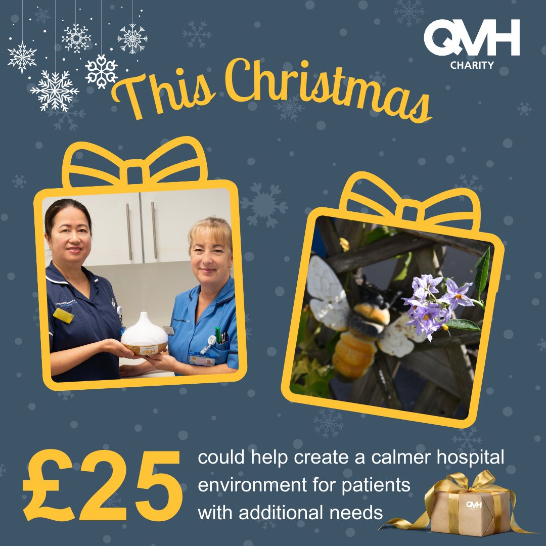 Queen Victoria Hospital Charity (@qvhcharity) on Twitter photo Did you know that Β£25 could help us to create a calmer hospital environment for <a href="/qvh/">Queen Victoria Hospital NHS Foundation Trust</a> patients with additional needs? πͺ·
Can you give the gift of #RebuildingLives this Christmas? π
justgiving.com/campaign/chrisβ¦
#SupportQVH #12DaysofCharityChristmas Did you know that Β£25 could help us to create a calmer hospital environment for <a href="/qvh/">Queen Victoria Hospital NHS Foundation Trust</a> patients with additional needs? πͺ·
Can you give the gift of #RebuildingLives this Christmas? π
justgiving.com/campaign/chrisβ¦
#SupportQVH #12DaysofCharityChristmas