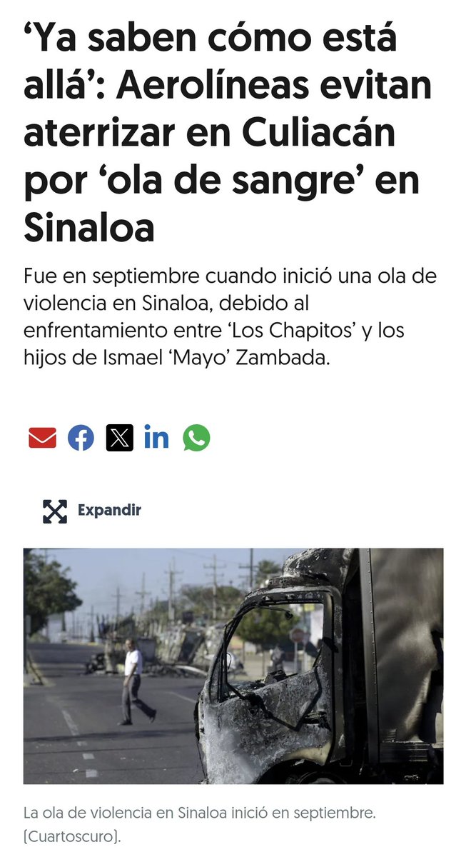 RosCasSol's tweet photo. 👇 Although written in Spanish, it is easy to translate this tweet from the protagonist of  #EmiliaPerez (a 52-year old Spanish actor and trans activist who transitioned at age 46 after developing a TV career in Mexico), where the performer literally promises to "shut the mouth of all trash people".

🚨 Regardless of "gender", I simply do not recall any actor attacking and calling "trash" audiences who do not like them or their work; so, why is this person allowed to do so?

🚩 The film is receiving sharp criticism and massive rejection in Latin America because:

i) it is being marketed as a "Mexican" film (👇see the poster), although it is a French film (director is Jacques Audiard), shot in Paris and starred by a Spanish actor (@karsiagascon), a Dominican actor (@zoesaldana) and a US actor (@selenagomez, whose "Spanish" is barely understandable) because the casting director Carla Hool said that Mexico simply did not have actors who were talented enough for it (Excuse me?); 

ii) it basically satirizes Mexico's drugwar and turns it into a "comedy" (see criticism by Mexican directors), even though things have grown so bad that last October the mayor of a Mexican municipality was beheaded by drug cartels after just six days in office (his head was left on top of his car for everyone to see) and at the end of November local airlines refused to land in Sinaloa (planes were deviated) because of the increasing cartel blood bath (👇see); 

iii) satirizing and romanticizing the tragedy of cartels in Mexico is as tonedeaf and offensive as if Europe (or Latin America or Asia) made a comedy out of the issue of school shootings in the United States, and all of a sudden it started receiving awards instead of being called out.

🔍 Here is a thread written by another @X user on why Mexican people dislike the film: https://t.co/2aHUQhq6VT

📣 So, I hope major players in opinion get to see all these red flags about the film and its cast and crew, and i also hope @TheAcademy keeps all this in mind, before it starts handing awards to the film just to accommodate biases and lobbies.

@elonmusk
@Claudiashein
@EugenioDerbez
@ANDA_mx
@Actores_Mexico

@jk_rowling
@RealCandaceO
@megynkelly
@rickygervais
@billmaher
