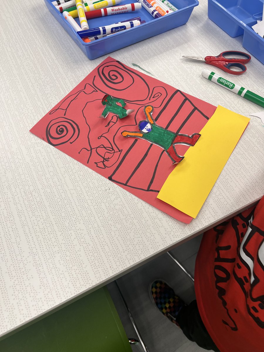 BrookfieldPL's tweet photo. Little artists in the making! Today, our young creatives explored the bold, colorful world of Keith Haring, bringing his iconic art to life with their own unique twists in our Art Explorers class. 🌈🖍️ #librarycreatives #librarykids https://t.co/B1mGfegs1r