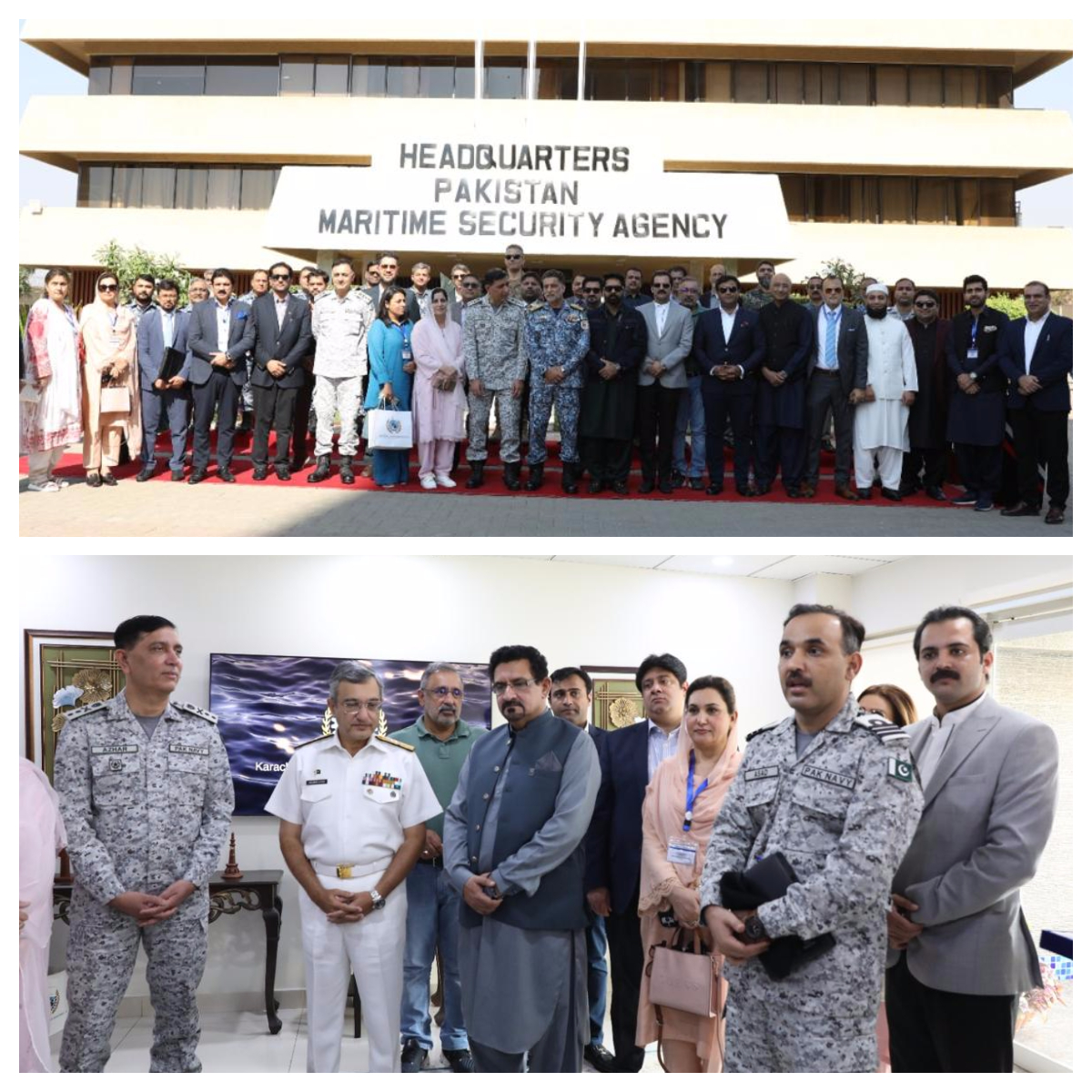 DrFouziaHameed's tweet photo. Dr. #FouziaHameed &amp; #MARSEW7 participants visited key Karachi institutions, including #KarachiPortTrust, Shipyard, #PNSC, #PMSA, #NavyDockyard, and the Joint #Maritime Information Centre. They also toured Navy Ships TIPPU SULTAN and #ASLAT, observing naval exercises.

#MQM #PS110 https://t.co/g6kgnBqYfO