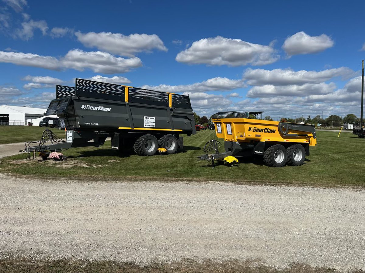 What better gift for your hard working husband than a new BearClaw trailer. We have units in stock ready for delivery before Christmas. Give us a call 519-495-0121