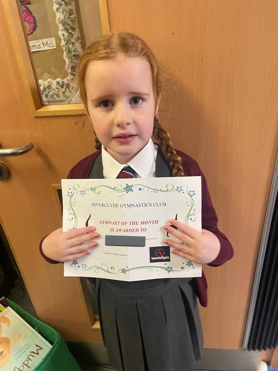 StMichaelsP2s's tweet image. Well done to this superstar who received a gymnastics award! ⭐️