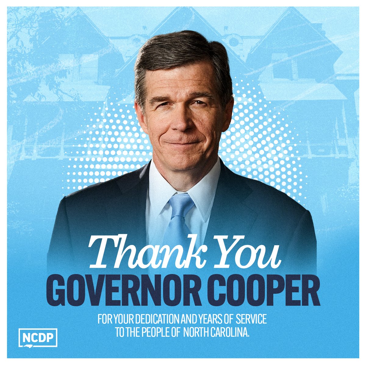 From a pandemic to a natural disaster, <a href="/NC_Governor/">Governor Josh Stein</a> Roy Cooper has stood with the people of North Carolina. Thank you Governer Cooper for your dedication and years of service! We can’t wait to see what you’ll do next.