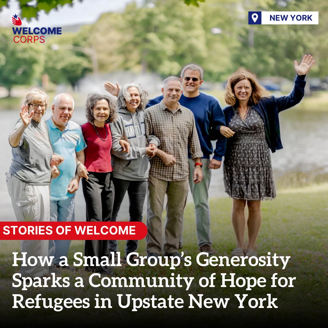 Mark Wolff, a French professor at Hartwick College in Oneonta, New York, worked with his community to support refugees by leveraging local resources and working together. 

Their collaboration highlights the power of collective action. Learn more about their story here: