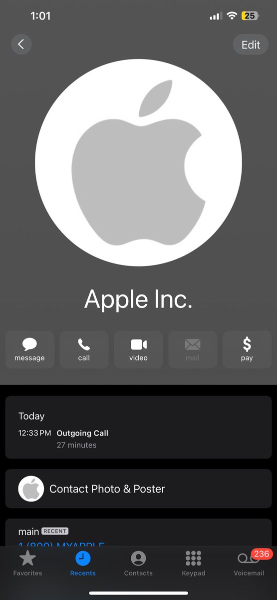 TyD_Davis's tweet photo. Wow @Apple when is it ever acceptable for one of your senior customer service representatives to hang up on a customer. When I’m trying to resolve an issue that I have had regarding my apple pro maxes. Completely in utter disbelief &amp; shock that this was how I was treated. https://t.co/pFbdNr2Ie0